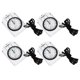 thumbnail image 2 of Portable Survival Compass Hiking And Camping Tool Compact Size Acrylic Material 4Pcs, 2 of 5