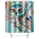 thumbnail image 1 of Fabric Shower Curtain Liner Colorful Owl Shower Curtain with 12 Hooks for Home Hotel Shower Curtain Waterproof (72" X 72"), 1 of 5