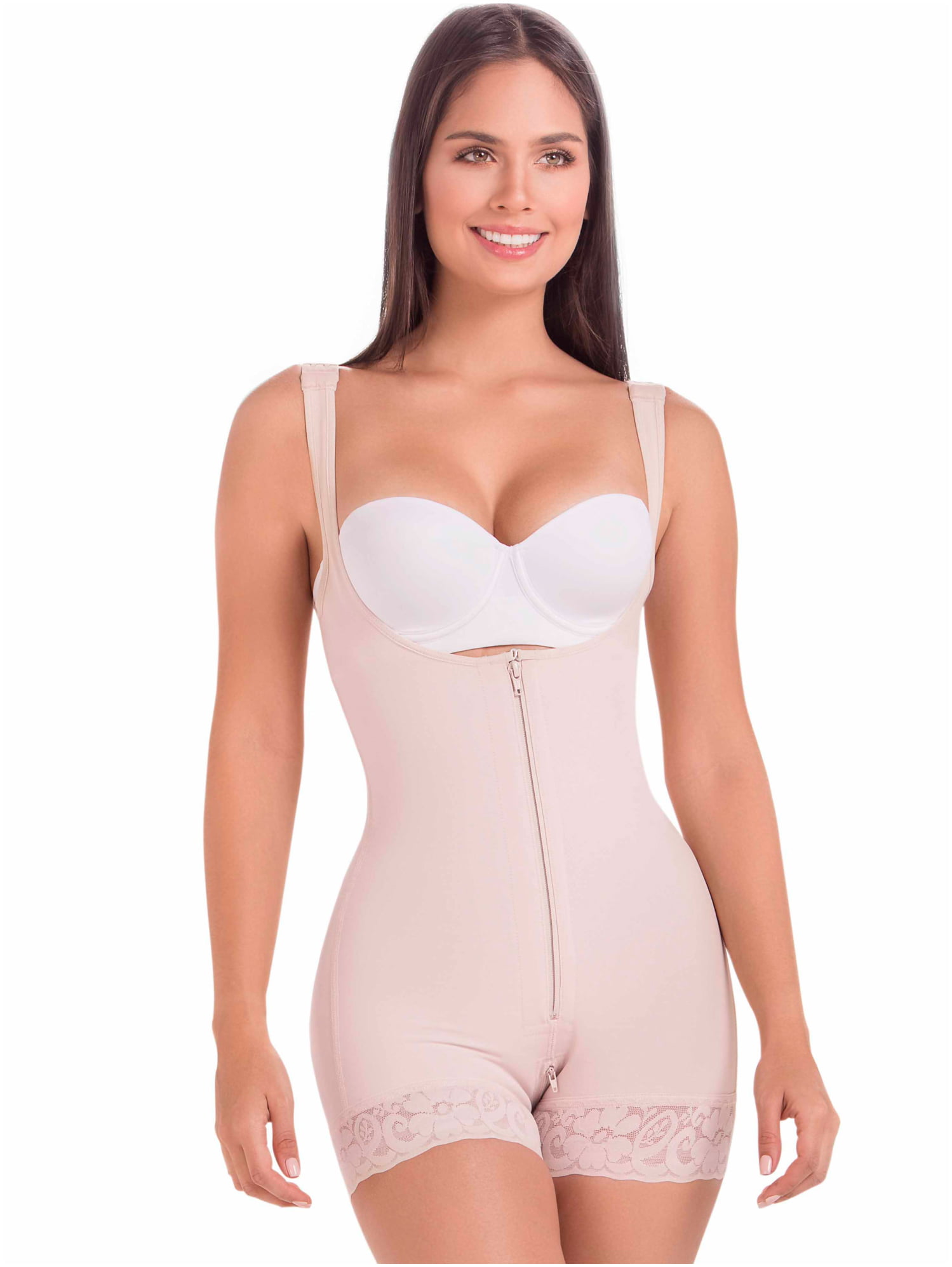Womens Post-Partum Strapless Butt Lifter Compression Girdle Body Shaper 