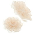 thumbnail image 5 of NICEXMAS 1Pair Detachable Beige Flower Shoe Buckle Clip for Formal and Casual Shoes, 5 of 8