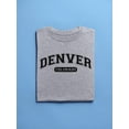 thumbnail image 3 of Denver Colorado Text Men T-Shirt, Male Small, 3 of 4