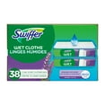 thumbnail image 1 of Swiffer Sweep + Mop, Wet Pads Refill, Floor Cleaner, Cleaning Cloths, Lavender, 38 Count, 1 of 10