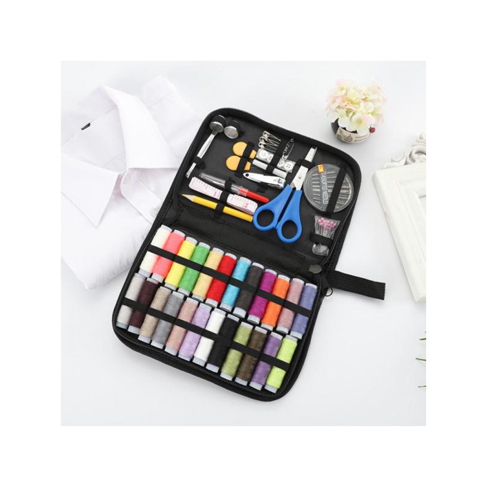 Needle & Thread Sewing Kit Set Home Essentials Pins Tape Buttons