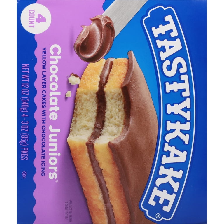 Tastykake Bakery Variety, Chocolate Juniors 4 Count, Individually