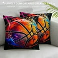 BCIIG Colorful Paint Splatters Graphic Decorative Throw Pillow Cover