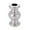 Nickel Plated, variant on B&P LampĀ® 1-1/2 Inch Turned Brass Spindle, Slips 1/8IP, Unfinished
