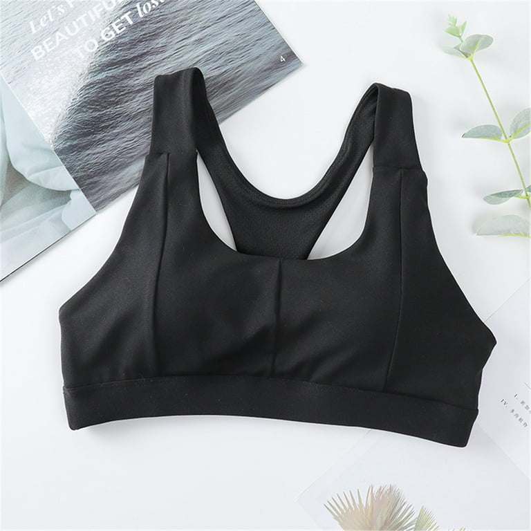Sports Bras for Women with String Quick Dry Underwear Bras Size Fitness  Running Large Shockproof Woman (Black, S) at  Women's Clothing store