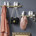thumbnail image 2 of Bewildely Ganchos de pájaro de resina, función práctica en ahorro de espacio, ganchos para colgar en la pared Vintage, ganchos creativos para Decoración del hogar Azul oscuro, 2 of 6