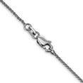 thumbnail image 3 of Primal Gold 14K White Gold 1.05mm Diamond Cut Spiga with Lobster Clasp Chain, 3 of 4