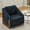 Navy Blue, variant on Villeston Modern Accent Chair, Upholstered Armchair with Solid Wood Side Frame with Backrest for Living Room Bedroom,Blue