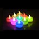 thumbnail image 2 of Velas de té a batería, velas de té eléctricas con cambio de color multicolor para decoración de bodas y creación de ambientes de fiesta, paquete de 24, 2 of 5