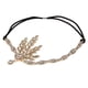 thumbnail image 1 of Diadema con para mujer, de la década de 1920, de novia de boda,Diadema de hojas de diamantes de imitación de cristal, Gran ,Banda para el cabello estilo Sunnimix Diadema con aleta para mujer, 1 of 4