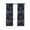 Dark Blue, variant on Vintage Floral Blackout Curtains 84 Inches Length, Black Dandelion Plants Country Botanical Window Treatment Thermal Insulated Drapes for Bedroom Living Room 2 Panels 84x84 Inches