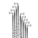 thumbnail image 1 of Rayo para motocicleta Mariluz Generico 8g 165mm Twisted electro Plateado, 1 of 4