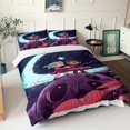 thumbnail image 5 of Ensemble de Literie The Hibou House avec Housse de Couette et Taie d'Oreiller, Microfibre, Impression Numérique Animation, Double, 5 of 5