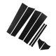 thumbnail image 1 of 8 uds Puerta Cubierta Panel Pilar Postes Pegatinas para Nissan Sentra Negro, 1 of 1