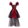 thumbnail image 2 of EnJoCho Toddler Girls Halloween Witch Tutu Tulle Dress with Bowknot Ruffle Princess Skirt Birthday Par𝗍y Dresses for Fashion Dress Up Celebration Dress Dress Photo Dress Holiday Outfit, 2 of 5