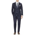 thumbnail image 4 of DTI GV Executive Men's Suit Two Button 2 Piece Modern Fit Jacket Pants Birdseye French Blue, 4 of 4