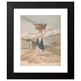 thumbnail image 2 of Alfred Diston 15x18 Black Modern Framed Museum Art Print Titled - Female Huckster of Port Orotava (1828), 2 of 5