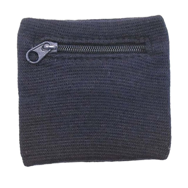 Guardoinrt Portefeuille de Poignet Pochette Sac Bande Fermeture Éclair Course Sport Portefeuille Bracelet Poche Bleu