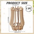 thumbnail image 2 of Wooden Vase Building Kits for Flowers Bouquet Blanched Almond 130x180mm, 2 of 5
