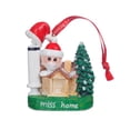 thumbnail image 1 of Inteprter Colgante de resina de árbol de Navidad de estilo de dibujos animados, adorno colgante con cuerda roja, decoración de ventana de pared de Kits de decoración para fiestas Tipo 1 Inteprter HA010000-01, 1 of 6