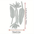thumbnail image 4 of Flores MCPOOX troqueladas para álbumes de recortes, Waterweed, 14,5 x 8 cm, 4 of 8