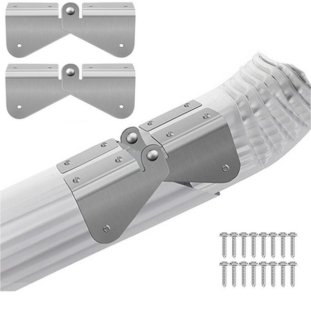 Uehgn 1 Set Gutter Extension Hinge Downspout Extension FlipUp Hinge