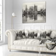 thumbnail image 2 of Designart Singapore Skyline View Panorama - Cityscape Throw Pillow - 18x18, 2 of 4