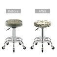 thumbnail image 5 of Daiia Snake And Moon Stool Covers Round,Round Bar Stool Covers Waterproof Bar Chair Covers Washable Stool Cushion Slipcover for 12-14 Inch Chair-12 inch, 5 of 7