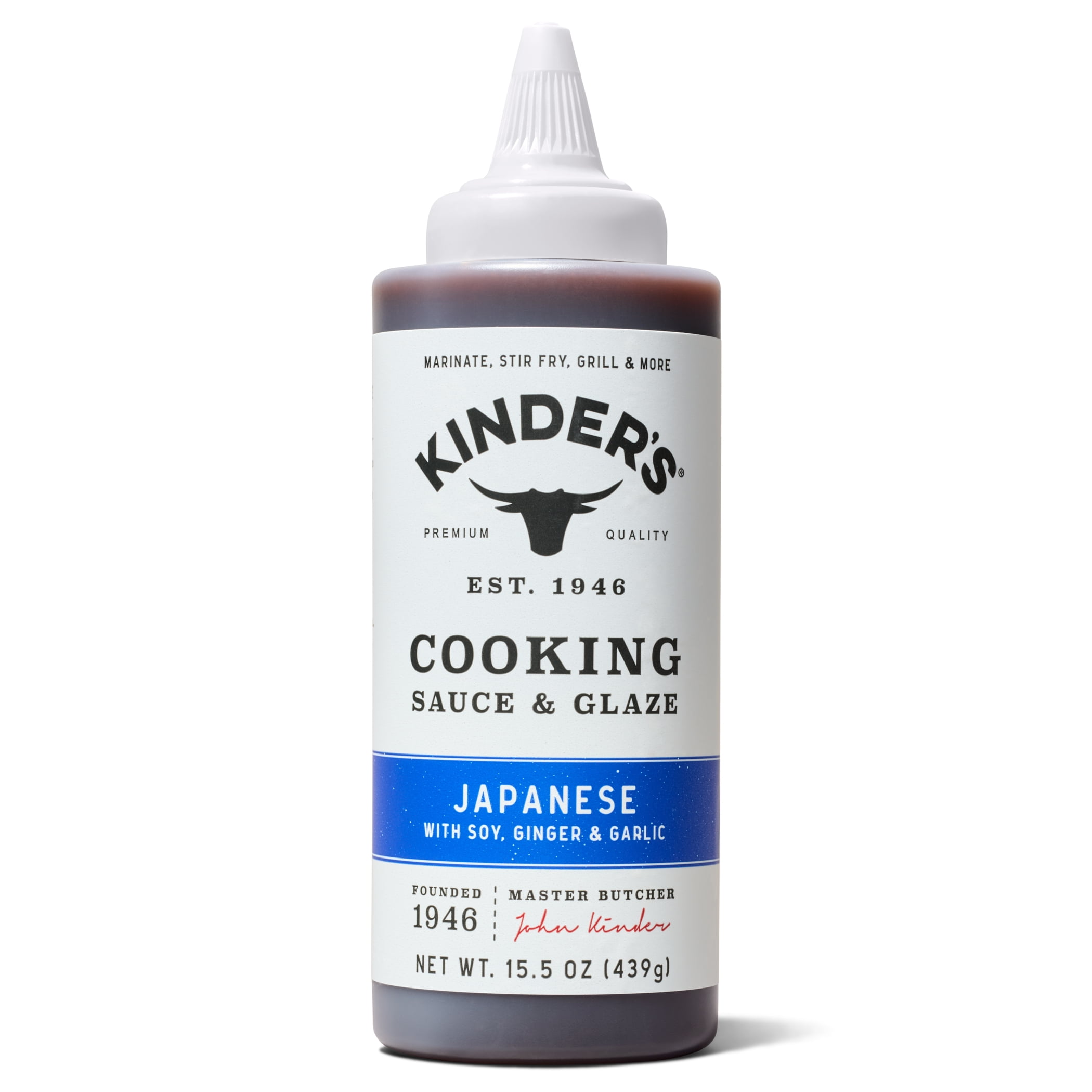 (6 pack) Kinder's Japanese BBQ Cooking Sauce and Glaze, 15.5 oz Squeeze Bottle
