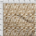 thumbnail image 2 of oneOone Cotton Cambric Light Beige Fabric Abstracts Fabric For Sewing Printed Craft Fabric By The Yard 42 Inch Wide-9VE, 2 of 4
