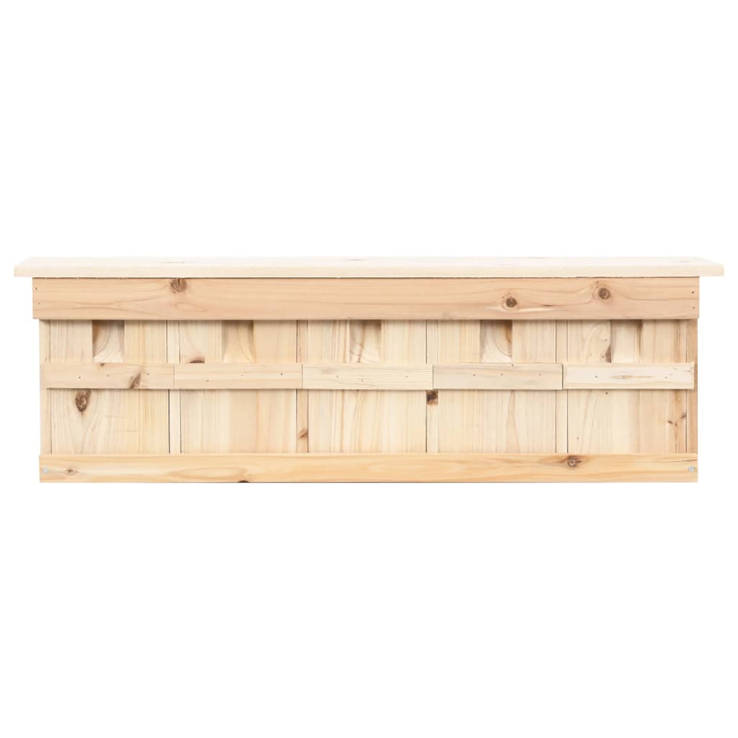 Pefilos 26" Wooden Bird House with 5 Rooms, Garden Outdoor Sparrow House, Bird Nest Box Birdhouse, Beige Pefilos 26" Wooden Bird House with 5 Rooms, Garden Outdoor Sparrow House, Bird Nest Box Birdhouse, Beige
