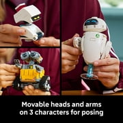 LEGO Disney & Pixar Wall-E & EVE Building Set for Adults, Ages 18+ Home Office, Book Shelf, or Room Decor for Disney Fans - Gift for Birthdays- 43279