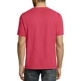 thumbnail image 4 of Hanes Men's and Big Men's ComfortWash Short Sleeve Pocket Tee, Up To Size 3XL, 4 of 4