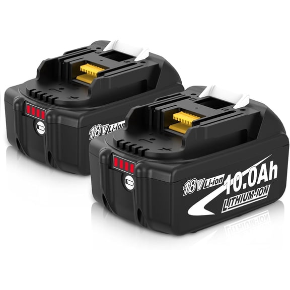 2PACK 10.0Ah Battery Replacement for Makita 18V Battery 18 Volt BL1890B BL1860B BL1850B BL1840B BL1830B BL1815 Battery