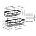 thumbnail image 2 of Bathroom Storage Shelf Modern Wall Mounted Shower for Kitchen Washbasin Dorm, 2 of 5