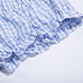 thumbnail image 6 of DHFJKG Women's Summer Shorts Casual 2026 Plaid Sexy Hot Pants Mid Rise Elastic Waist Bubble Shorts Beach Vacation Clothes Comfortable Bottoms, 6 of 8