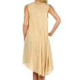 thumbnail image 2 of Sakkas Everyday Essentials Caftan Tank Dress / Cover Up - Sand - One Size, 2 of 5