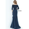 thumbnail image 2 of Women's Jovani Mother of the Bride Long Formal Dress 00446 Plum Size 4, 2 of 3