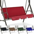 thumbnail image 4 of Tignapoo Housse Imperméable pour Siège de Balançoire d'Extérieur pour Jardin - Couleur Café, Convient aux Balançoires Trois Places, Faite de Taffetas de Polyester 190T Durable, Ne Déteint Pas et au Design Élégant, 4 of 6
