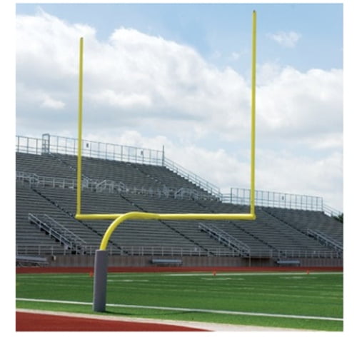 Football HS Gooseneck Goal Post by Alumagoal, Yellow - 30' - Walmart ...