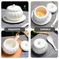 thumbnail image 4 of Juego de cuencos al vapor para sopa de calabaza, cuenco de cerámica para calabaza, sopera con cuchara, 1 Juego, 4 of 5