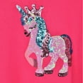 thumbnail image 3 of Poof Girl Soft Cotton Blend Sequin Unicorn Sweater Knit Top-Pink / M, 3 of 3