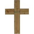 thumbnail image 3 of Ekena Millwork 16"W x 24"H x 3/4"D Vintage Farmhouse Cross, Barnwood Decor Collection, Chalk Dust White, 3 of 10