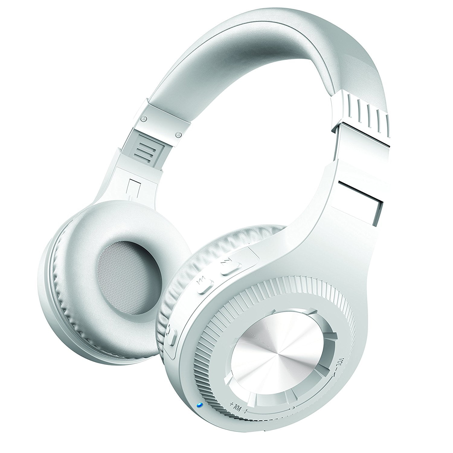 Sharper Image SBT561WH Bluetooth Wireless Headphones with On_Ear Volume