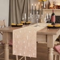 thumbnail image 2 of Table Runners 72 Inches Long Dress Scarves, Orange Ombre Farmhouse Kitchen/Dining Table Runner, Coffee Tablerunners, Farmhouse Stripes Modern Abstract Art 13x72 Inch, 2 of 9