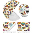 thumbnail image 2 of FMSHPON Easter Egg Xmas Christmas Tree Skirt Stand Mat for Holiday Party Decoration Indoor Outdoor 36 inches, 2 of 6