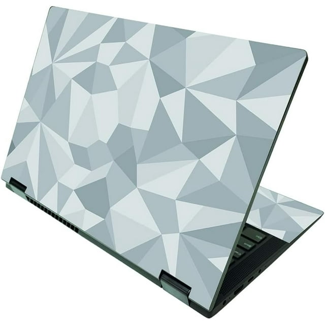 Generic MightySkins Skin for Lenovo IdeaPad Flex 5 2-in-1 15" 2021 Gray Polygon