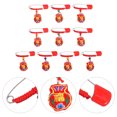 thumbnail image 3 of Shisuyan Safety Brooch Alloy Traditional Chinese Style 10Pcs 2.2x0.6In, 3 of 8